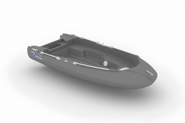 p355 grijze boot van polyethyleen onderhoudsvrij